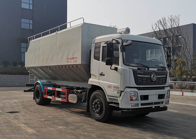 程力牌CL5180ZSL6QX型散裝飼料運(yùn)輸車